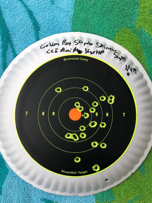 50 yards, 25 rounds