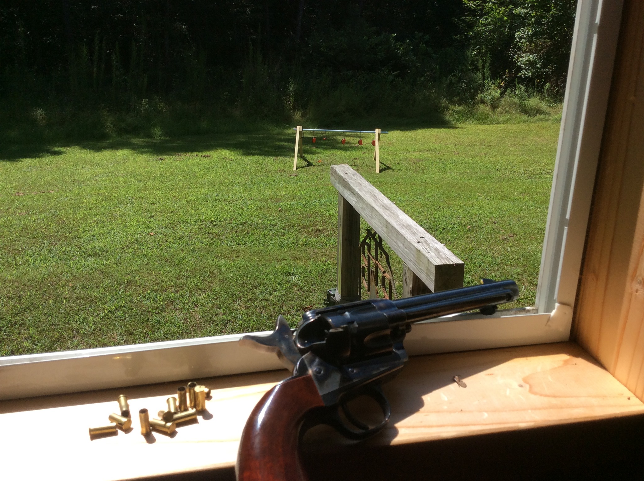 shooting the clays with 22 12 shooter out the window.jpg