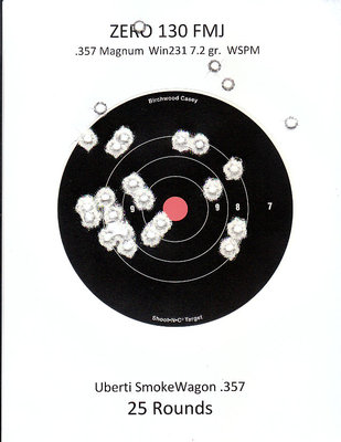 Uberti SmokeWagon .357 Target 2 25 rounds
