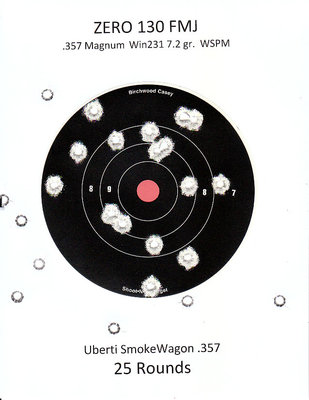Uberti SmokeWagon .357 Target 1 25 rounds