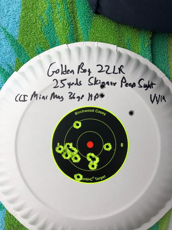 25 yards, 15 rounds