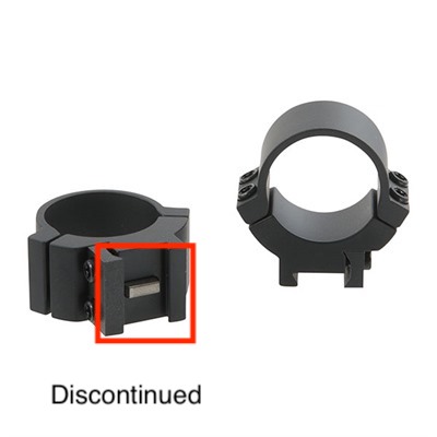 Discontinued Warne 7.3/22 rings with recoil lug