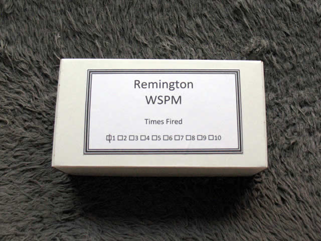 Box With Headstamp, Primer, Times Fired Data