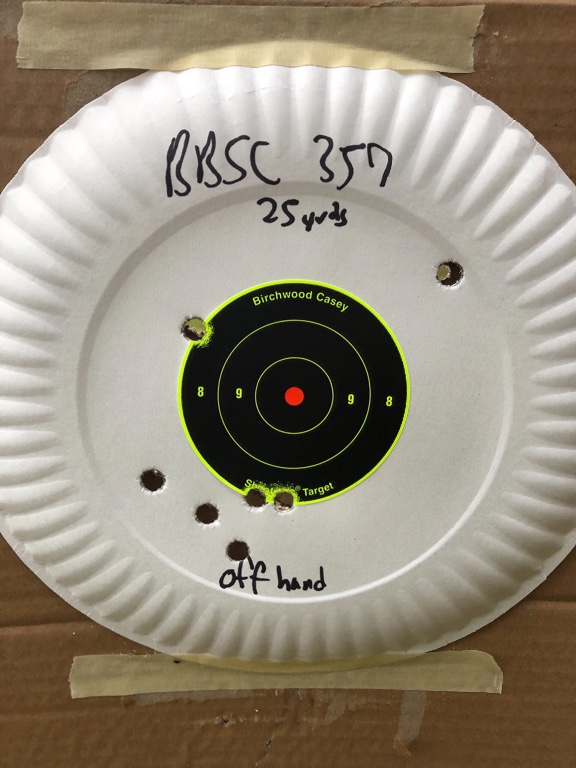 I really need to practice offhand shooting more.
