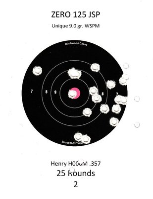 Henry Brass Big Boy .357 75' 125 grain JSP