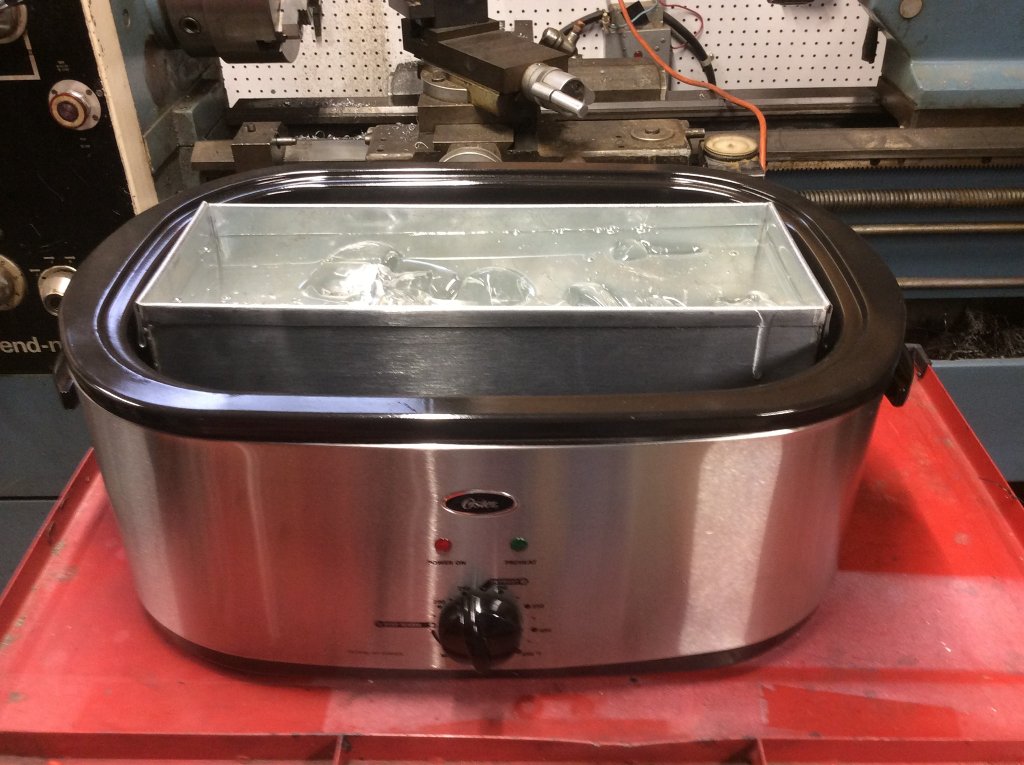melting the clear ballistic gel.jpg
