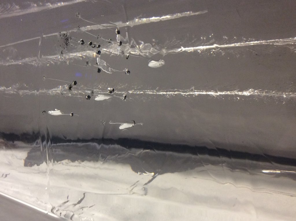 gamo 22 air shotgun penetration close up 8 ft from target.jpg