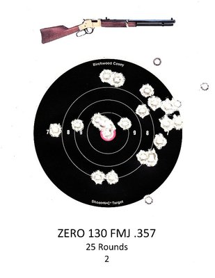 Henry Big Boy - 25 rounds @ 75 feet