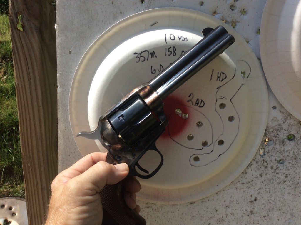 1 hand and 2 hand hold with 357 evil roy revolver.jpg