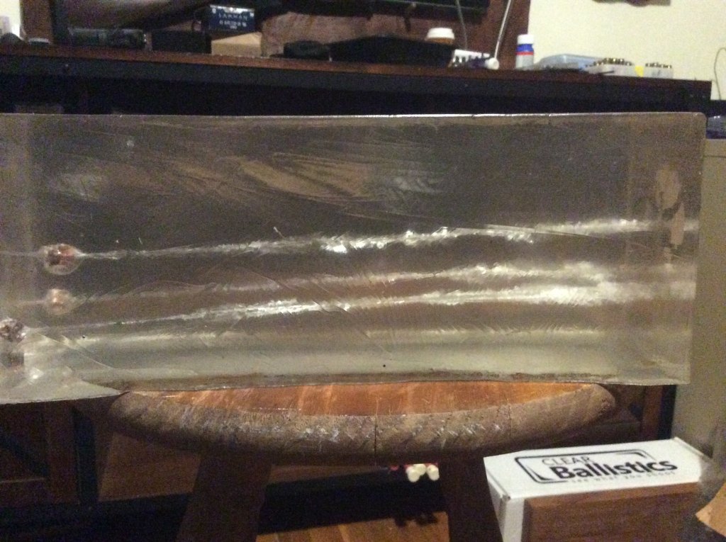 45 acp bullet tests 230 XTP and Lehigh 120 gr xtreme defender with 8 gr. unique.jpg