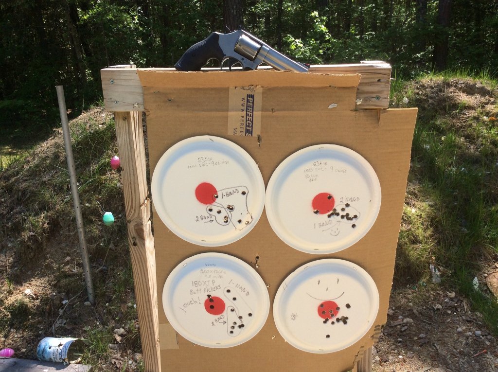 good day of testing the Model 69 44 Mag.jpg