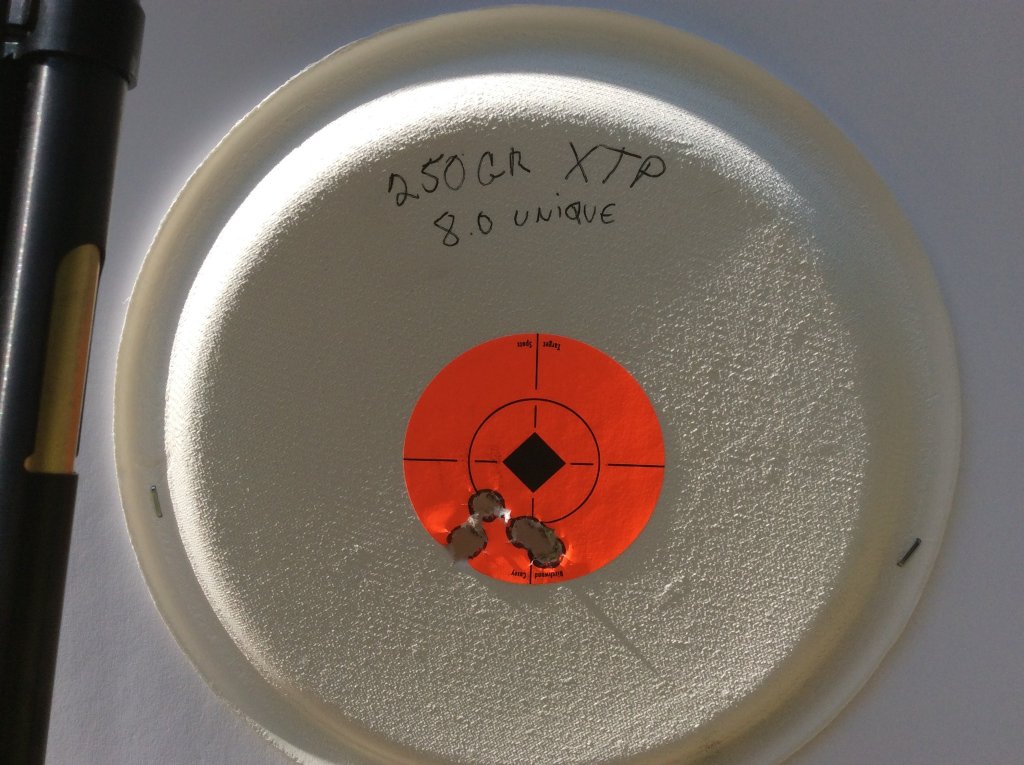 THE load for business 250 gr XTP  45 Colt thru the Henry X Model from 35 yds.jpg