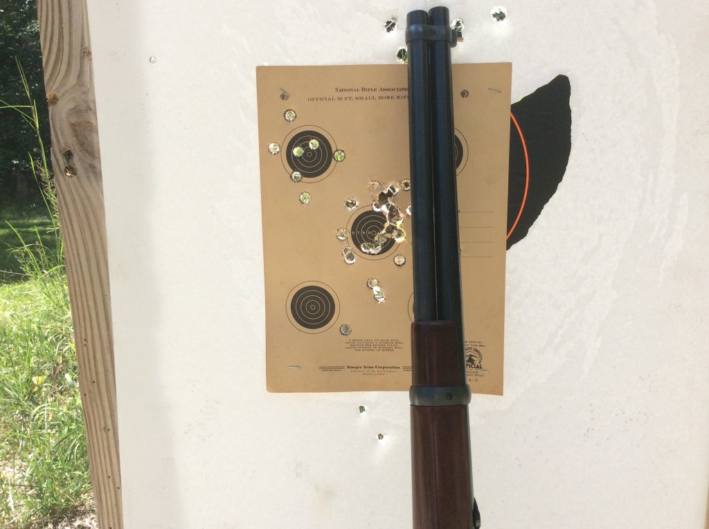 44 magnum 200 gr xtreme with 9 gr. unique upper left 10 yd ruger sbh and center uberti 1873 carbine 20 yds.jpg