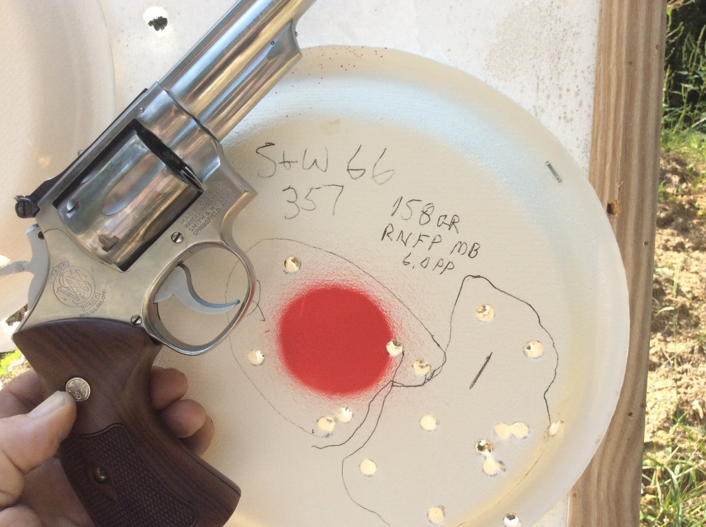 SW M 66  centered hits after a touch of windage adjust.jpg