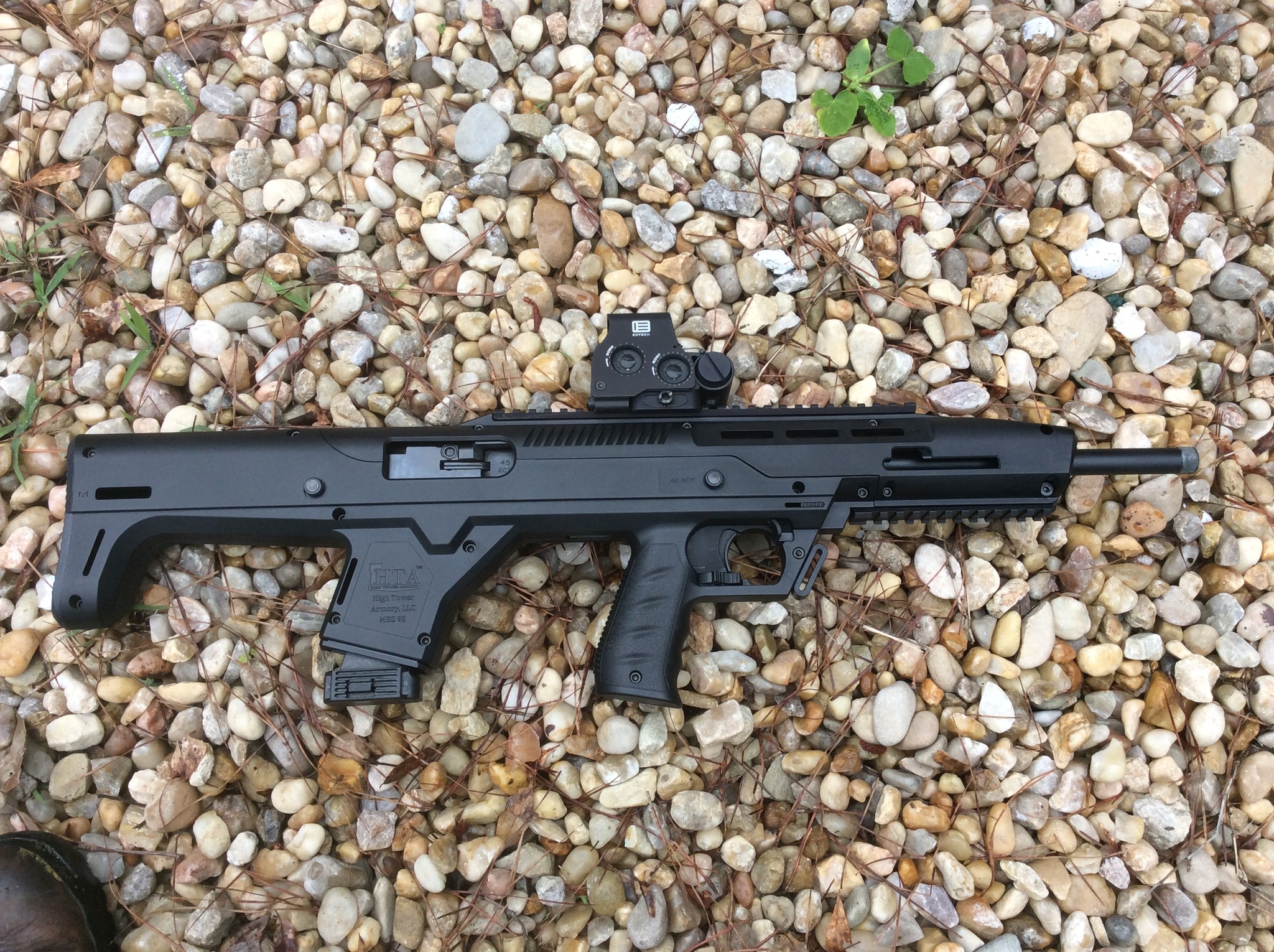 my old hi point 45 with new bullpup stock.jpg