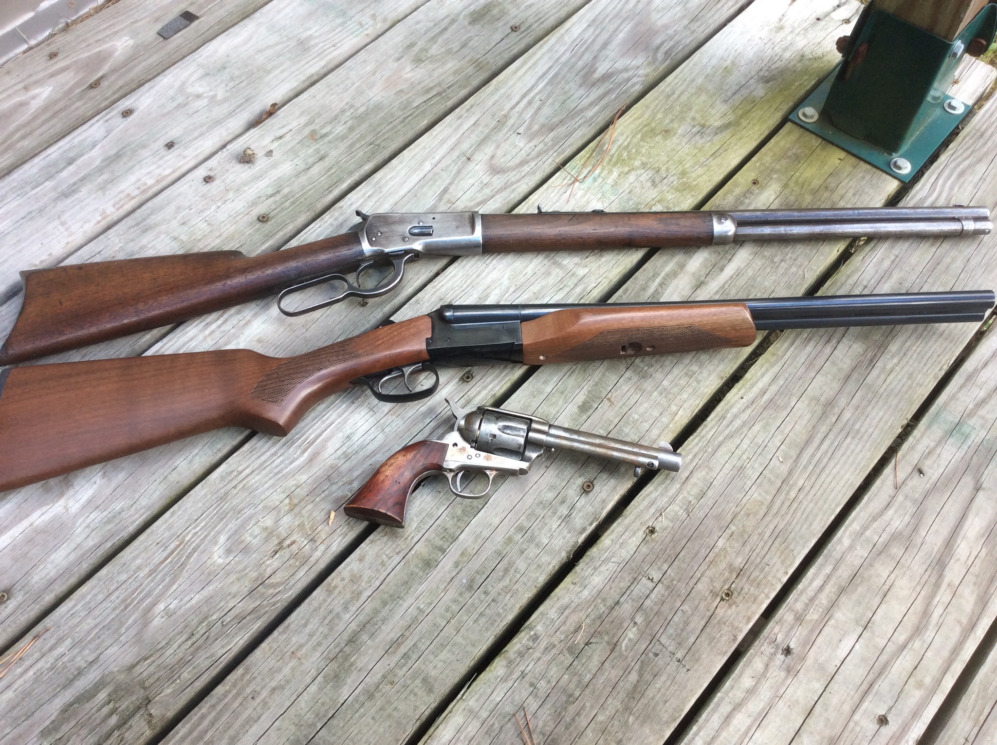 nice combo of 44-40 and 20 ga. coach gun.jpg