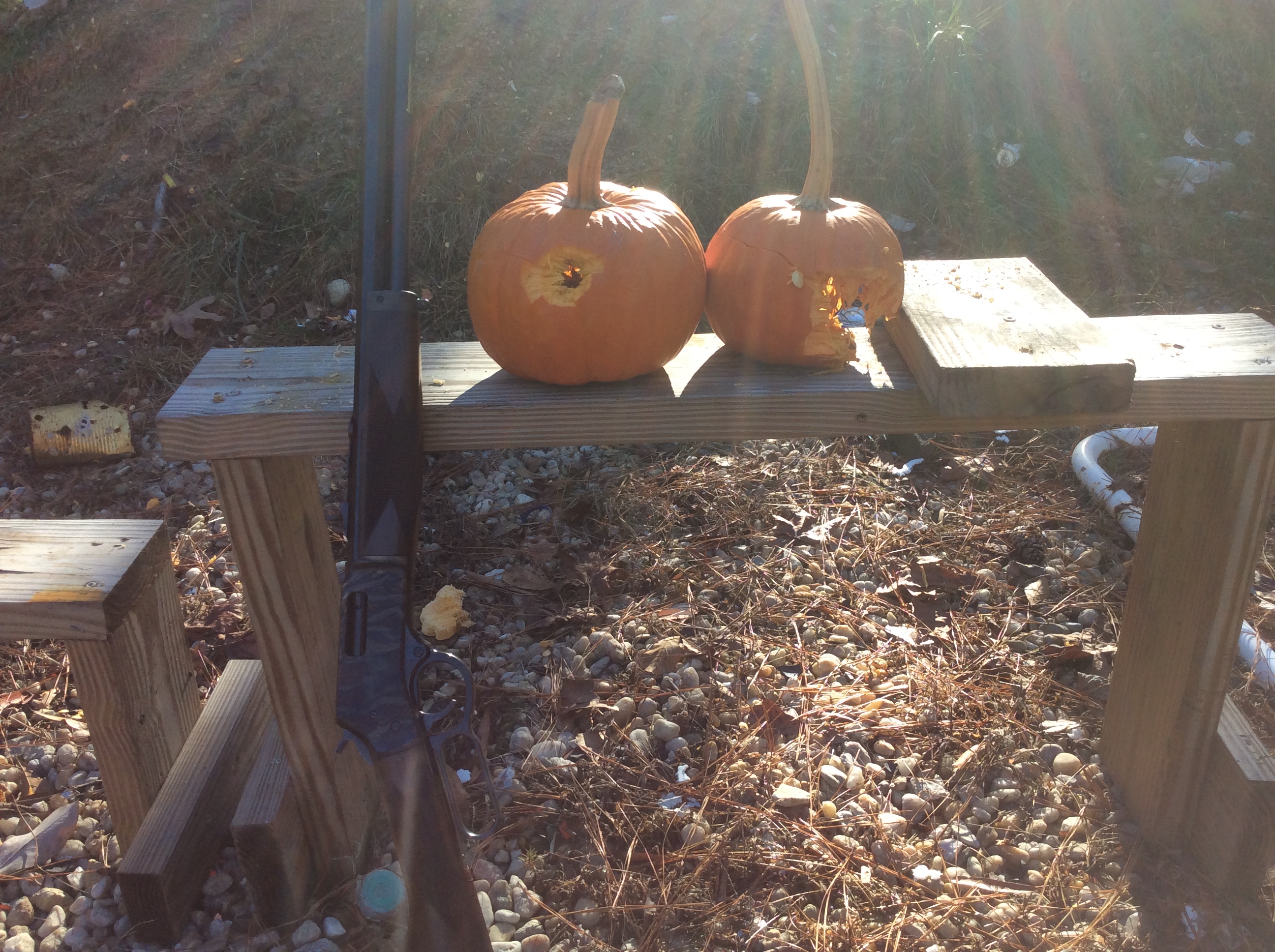 357  125gr XTP hit on left