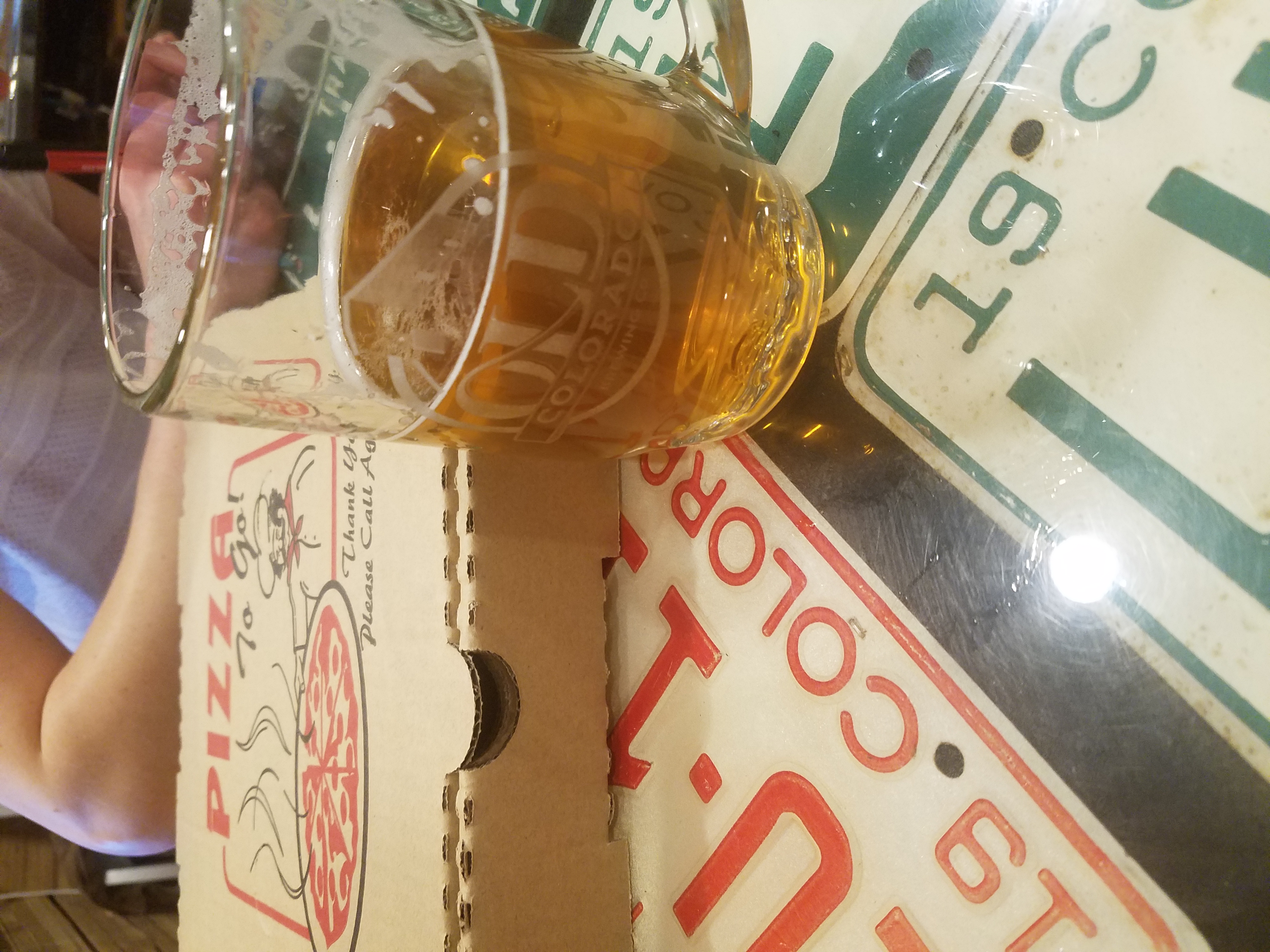 Beer and pizza!