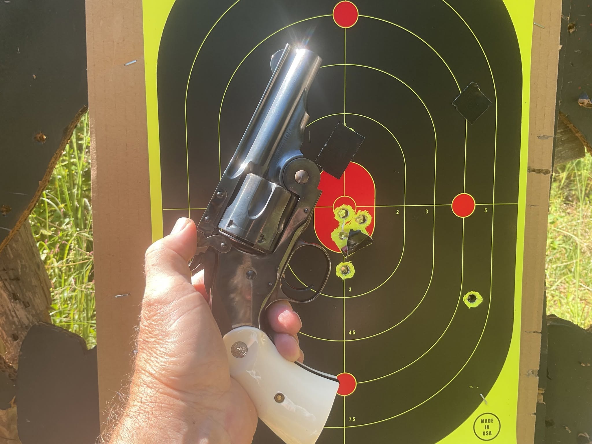 8 yd. shots of 45 colt  sweet shooter.jpg
