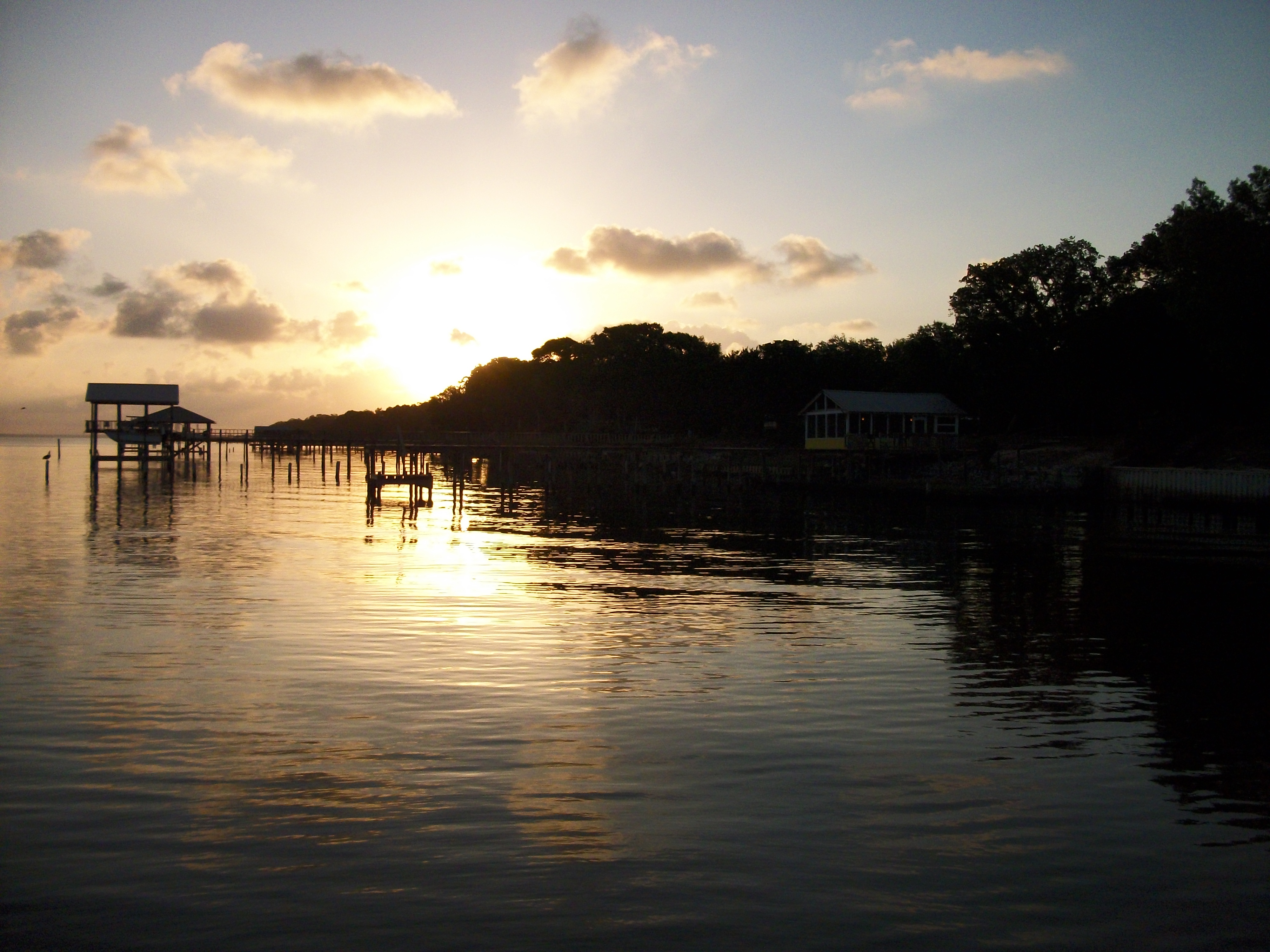 Morning on the Gulf.  Ft. Morgan, Ala