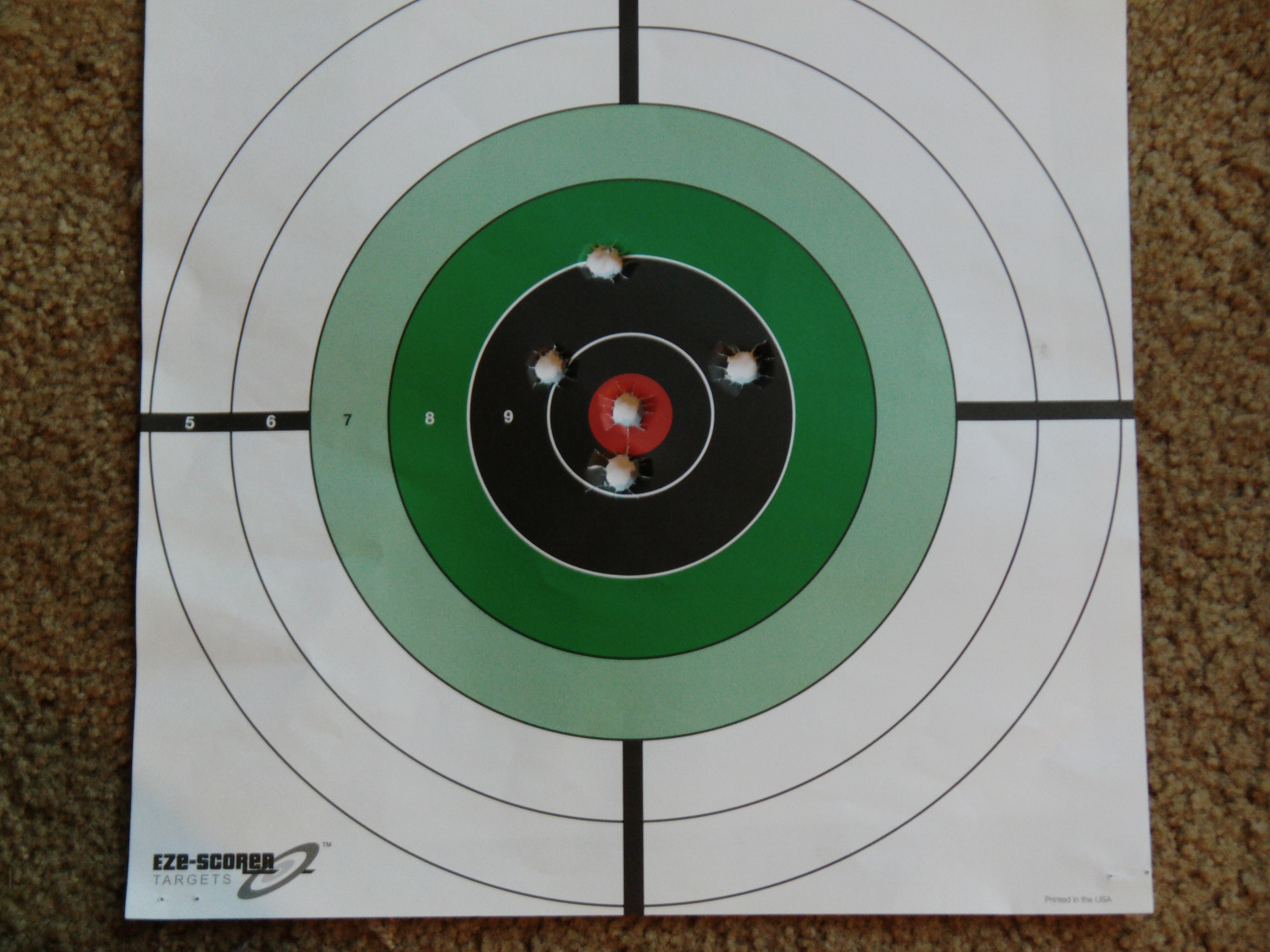 first target shoot off hand.